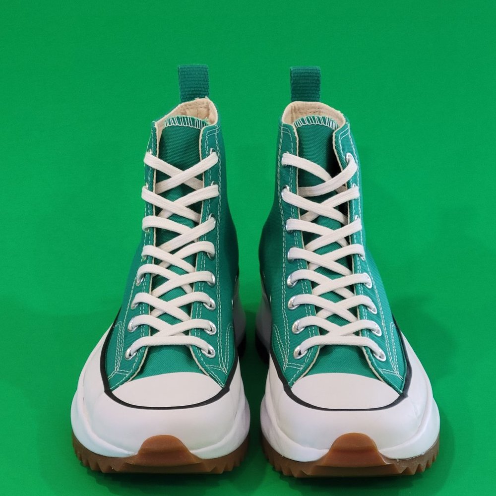 Converse Run Star Hike High 'Court Green Gum' Platform Sneakers 170441C NWT - Picture 6 of 6